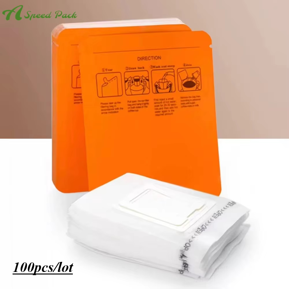 Coffee Equipment Cleaner - 100 шт., высококачественная алюминиевая фольга, крафт-бумага,