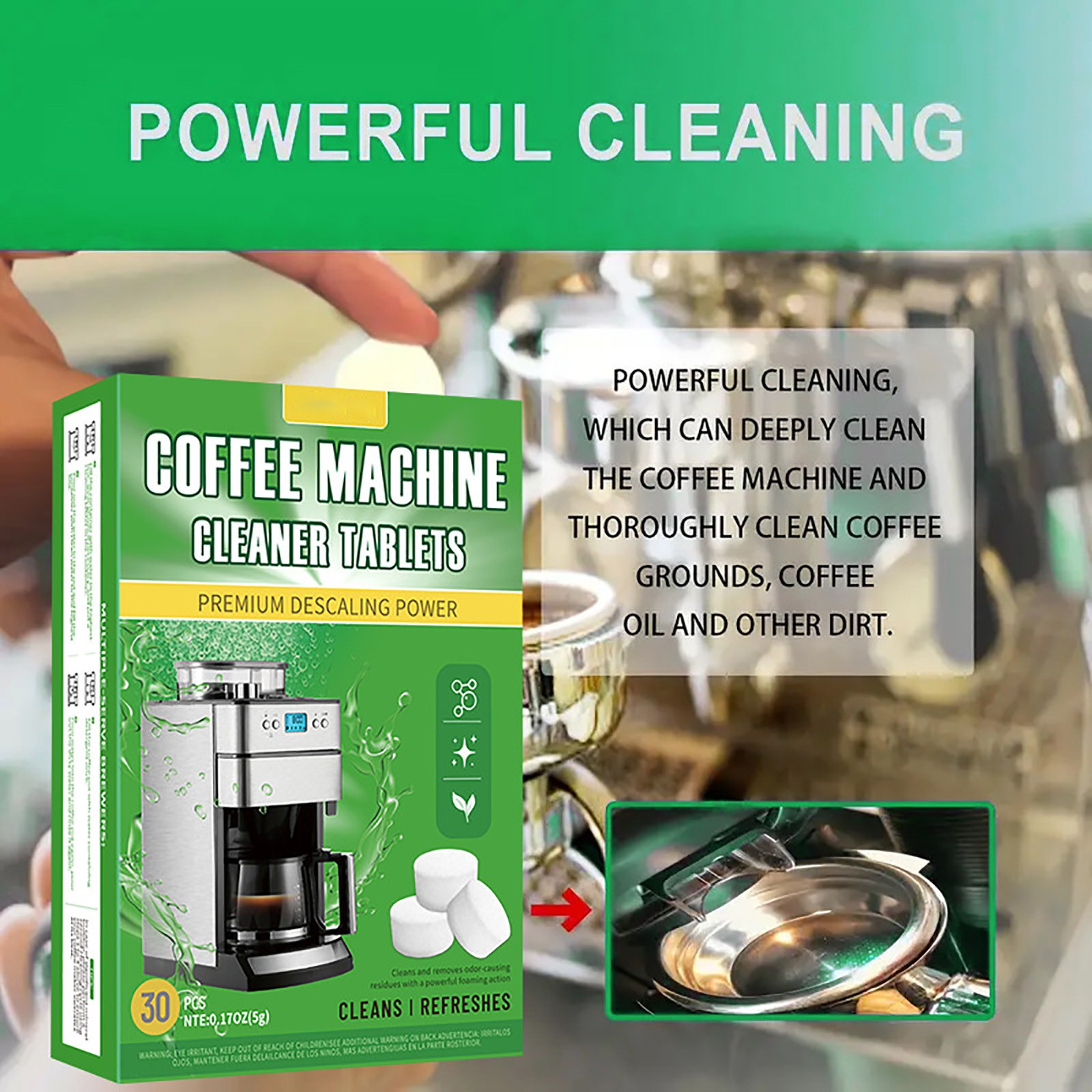 Таблетка для чистки кофемашины – обзор и цена Coffee Equipment Cleaner